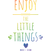 enjoy the little things rainbow