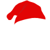 Christmas hat in red