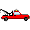 Tow truck red