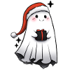 Christmas Ghost Kalervo Print