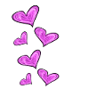 pink hearts