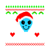 Alien Weihnachtspullover ugly christmas Geschenk