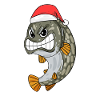 Pike Fish Christmas