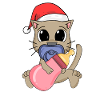 Bébé Chat Noël