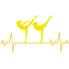 Gymnastique Artistique Gymnaste Heartbeat