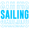 Sailing Typography - Text Stacked