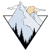 Mountain logo, mountain design