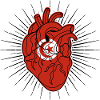 Heart flag of Tunisia