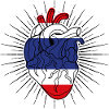 Heart flag of Thailand
