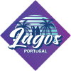 Lagos Algarve Portugal Retro jaren 80 Zomer Surf Desig