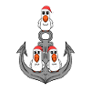 Seagull Anchor Christmas