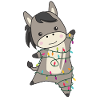 Donkeys Christmas Donkeys Winter Animals