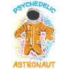 Espace champignon d’astronaute psychédélique