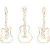 Guitar Gift Drawing Guitarists Band