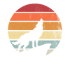 Idée cadeau Retro Wolves Wolf