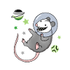 Opossum aromatique dans l’espace