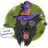 Magical Witch Dog