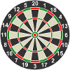 Dartboard Dart classic