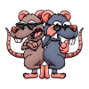 Cool Rats With Sunglasses