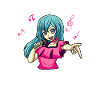Anime Manga Kawaii Piger Sang Musik