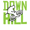 Downhill lettering