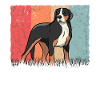 Großer Schweizer Sennenhund Retro