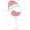 Christmas red wine