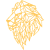 Lion Geometric Line