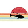 Helicopter Helicopter Gift Retro
