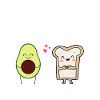 Avocado Toast Love Vegan Cadeau