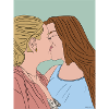 Kissing 2 - With background
