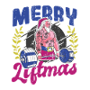 Merry Liftmas Bodybuilder Santa Powerlifting