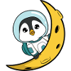Lune pingouin