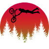 Vélo Rétro Mountain Bike Sticker
