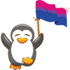 LGBT Bisexual Penguin