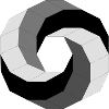 Geometric Spiral Glyph