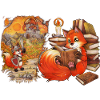 Niedlicher lesender Fuchs Geschenkidee Adventure
