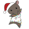 Tapir Christmas Tapir Winter Animals