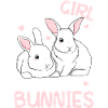 Rabbit Girl Rabbit Gift
