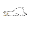 Pyjama Lama fatigué Amour Lamas