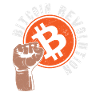 Bitcoin Crypto Révolution Poing