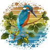 Bunter Vogel