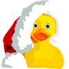 Canard de bain Noël