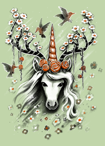 Licorne Botanique Enchantée