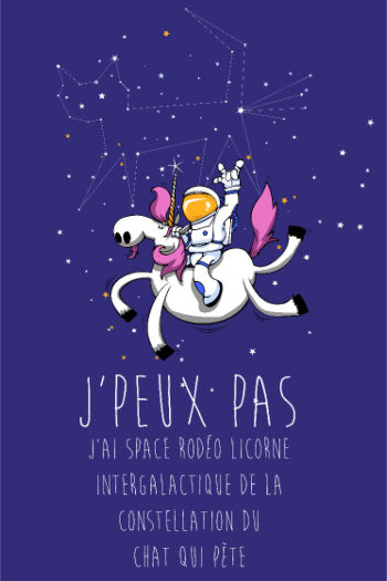 Rodéo licorne affiche