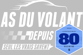 Motif As du Volant depuis 1980 - T-Shirt Humoristique personnalisé sur vêtement