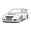 Lancer white