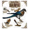 Steampunk Clockwork Magpie