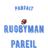 Pas parfait rugbyman cadeau