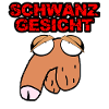 Schwanz Gesicht